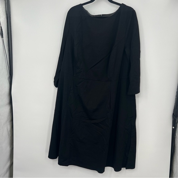 NWT Basler Women A-Line Black Mini Dress Plus Size  2X - Picture 3 of 9